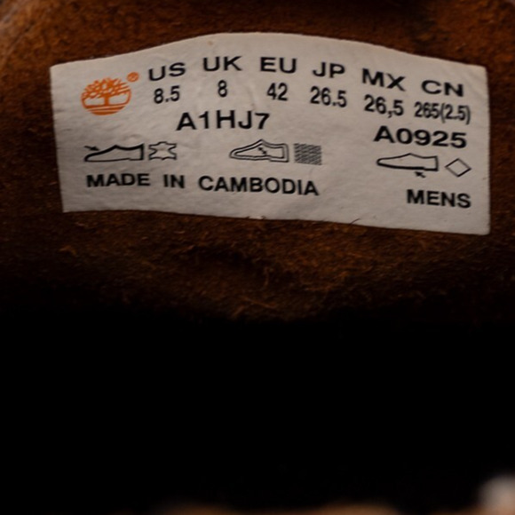 Timberland Ortholite A1HJ7 Low Chukka Casual Shoes Mens Size 8.5 - Picture 5 of 9